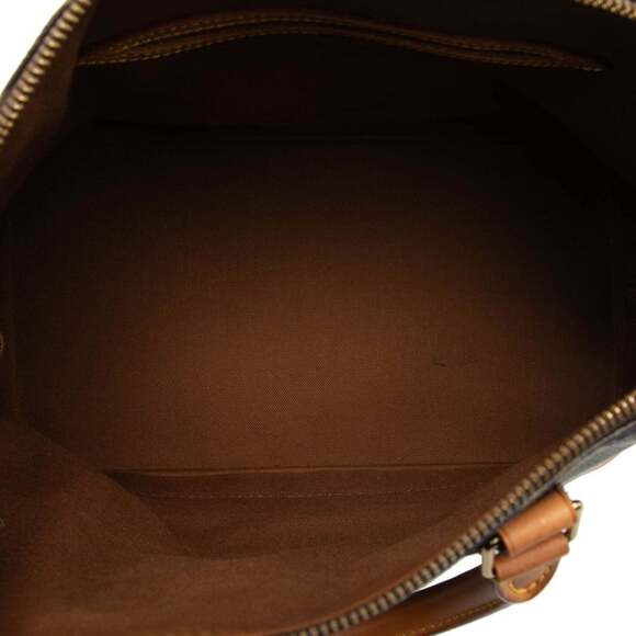 LOUIS VUITTON Brown Monogram Leather Alma PM Bag